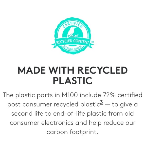 LOGITECH M100 Full-Size Corded Electronic Computer Mouse - Picture 9 of 10